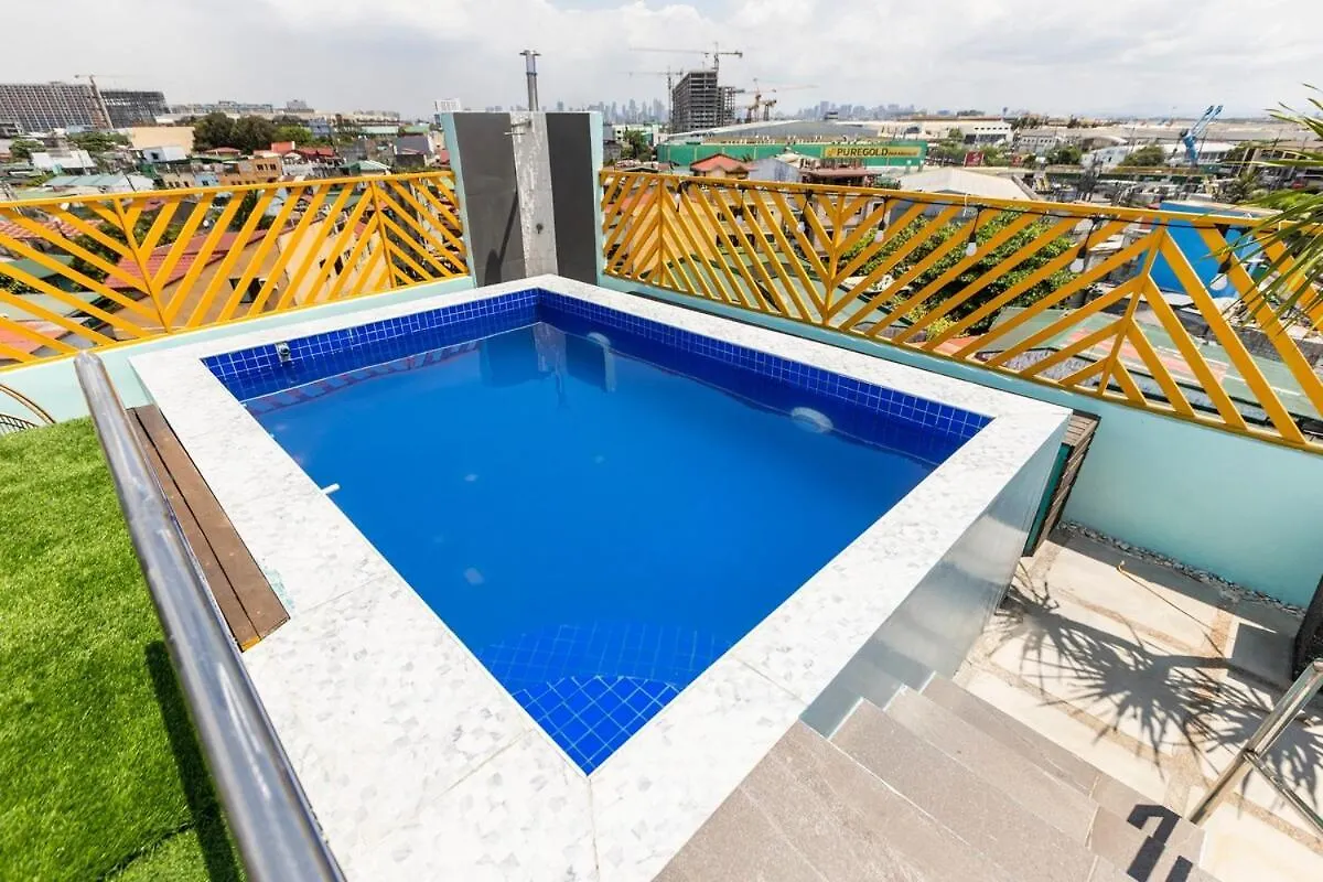 Near Airport Nordic Cozy Br With Roof Deck Mini Pool Apartment Manila
