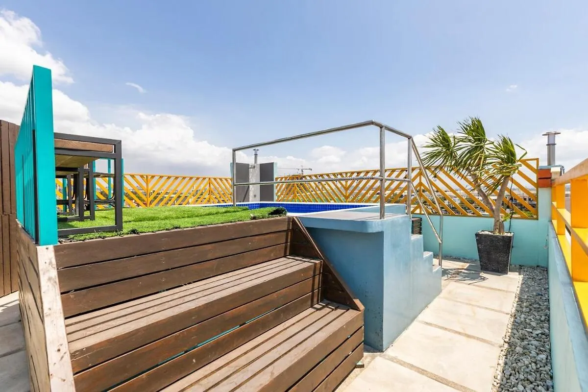 Near Airport Nordic Cozy Br With Roof Deck Mini Pool Apartment Manila